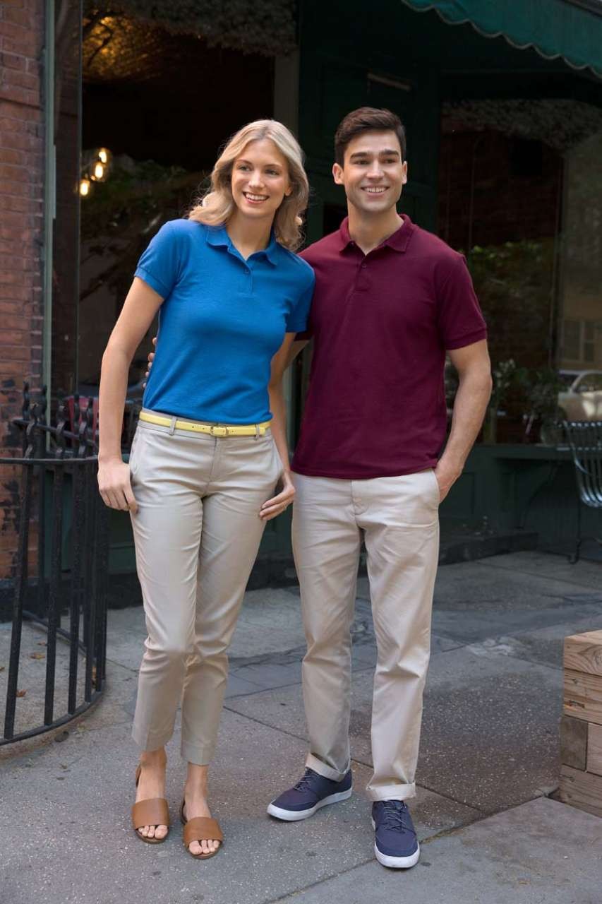 DRYBLEND® ADULT DOUBLE PIQUÉ POLO