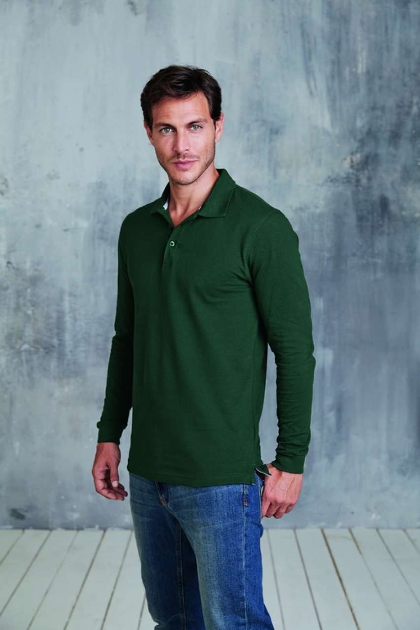 MEN'S LONG-SLEEVED POLO SHIRT