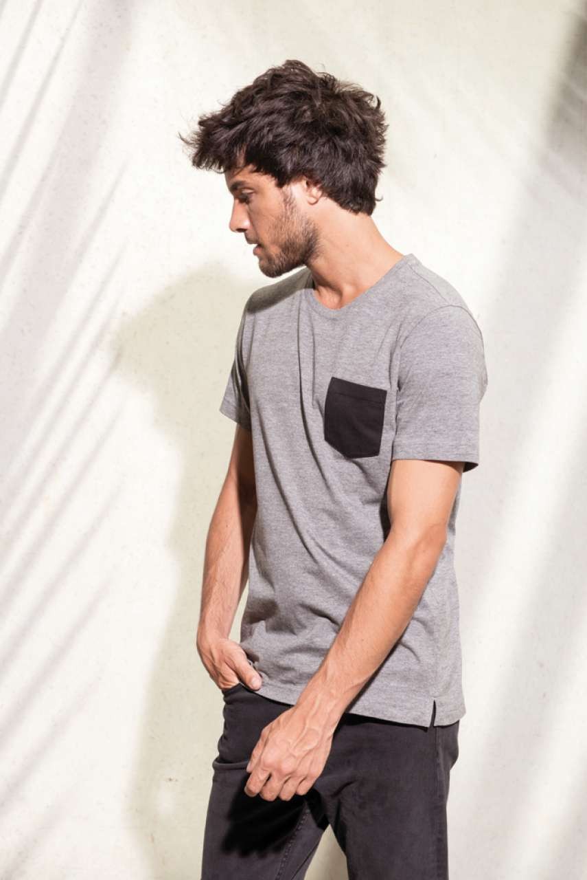 ORGANIC COTTON T-SHIRT WITH POCKET DETAIL