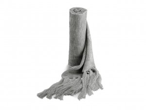 JACQUARD KNITTED SCARF